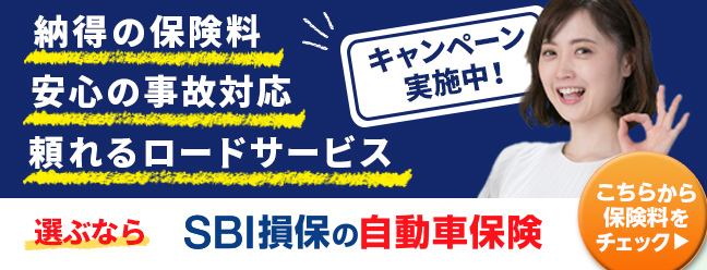 SBI損保の自動車保険（総合自動車保険）